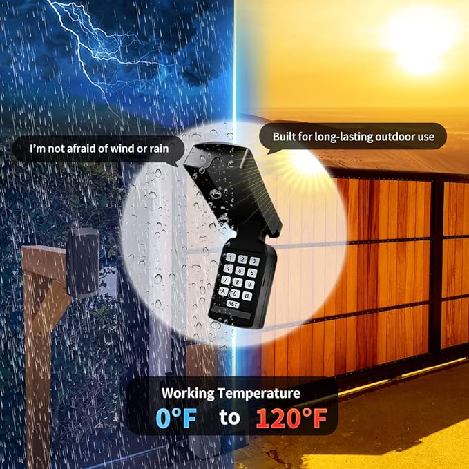 TOPENS TC188 Universal Wireless Wired Keypad Keyless Entry Keypad Waterproof