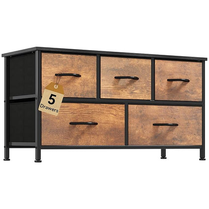DWVO Dresser for Room with 5 Drawers