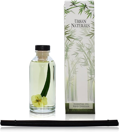 Urban Naturals Lemongrass Verbena Reed Diffuser Scented Sticks Set | Mind &