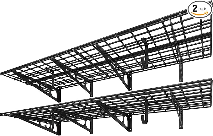 FLEXIMOUNTS 2-Pack 2x6ft Garage Shelving