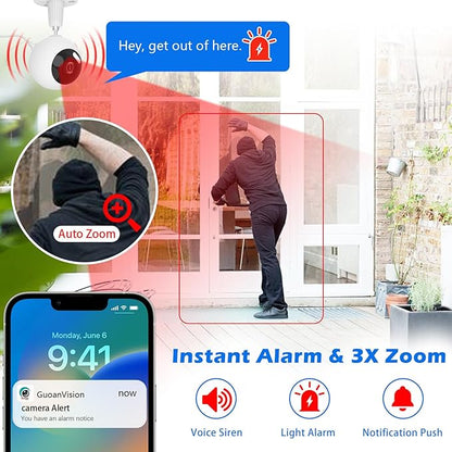 5G/2.4G Indoor/Outdoor Security Camera