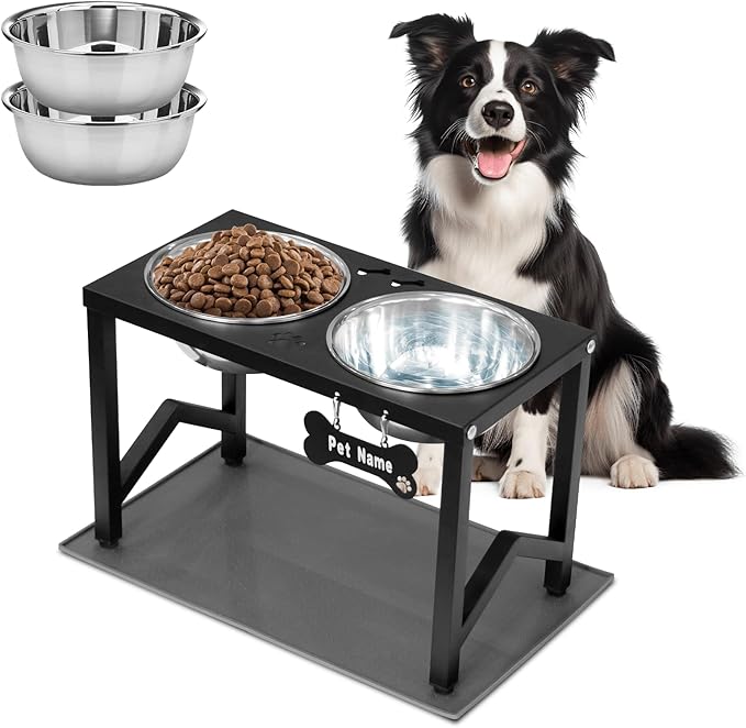 Elevated Dog Bowls, Metal Raised Dog Bowl Stand