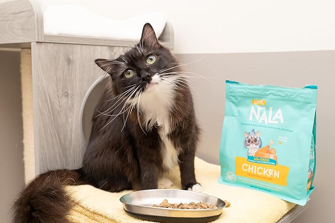 LOVE, NALA - Chicken Air Dried Cat Food - Award Winning - Made in USA - Complete & Balanced Cat Food for All Life Stages- 1 Bag - 1 lb.