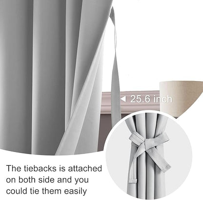 JIUZHEN Blackout Curtains for Bedroom