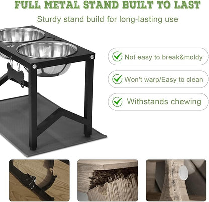 Elevated Dog Bowls, Metal Raised Dog Bowl Stand