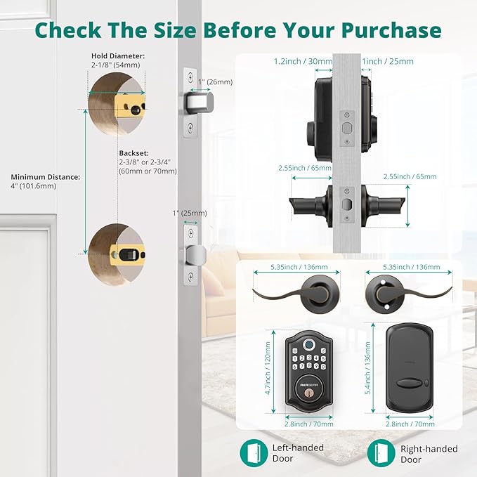 DS10 Pro Keyless Entry Door Lock