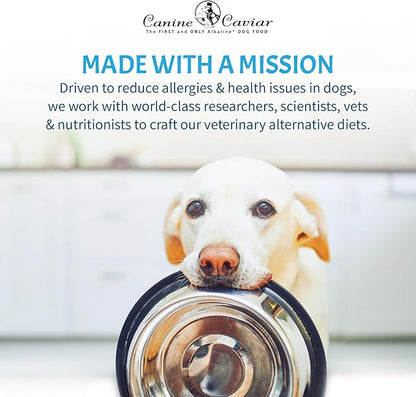 Canine Caviar - Grain Free Puppy: Chicken & Split Peas Alkaline Dry Dog Food, Limited Ingredients, Gluten-Free, Based on Science & Research, Veterinary Alternative Diet (11 Pound Bag)
