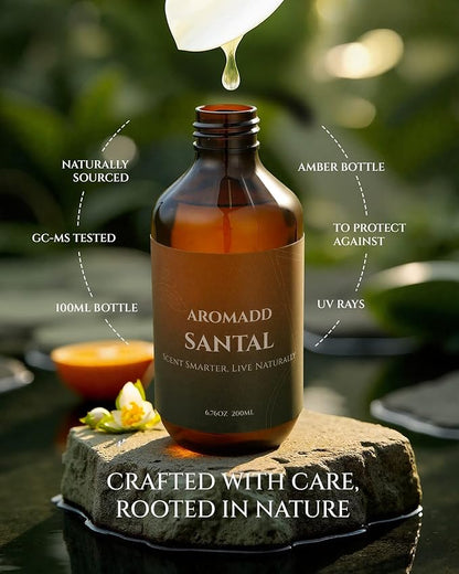 Aromadd Santal Diffuser Oil Inspired by Luxury Hotel Scent, Essential Oils