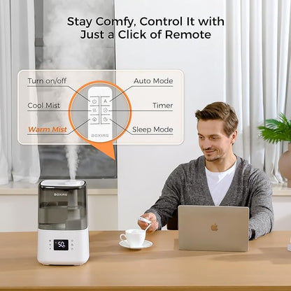 BOXING Warm and Cool Mist Humidifiers