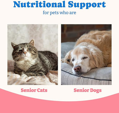 Bovine Colostrum Nutritional Gel for Dog & Cat - High Calorie Supplement for Dogs and Cats, Support Appetite for Cat, Immune Support, Dog Weight Gainer, Senior Dogs Cats Supplement