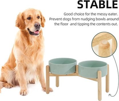 Ceramic 8.2inch Raised Dog Bowl