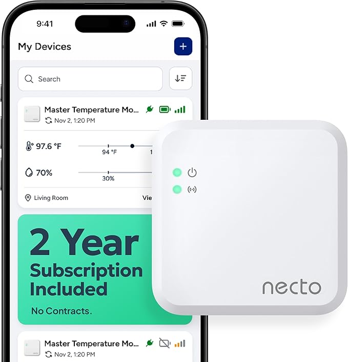 Necto Cellular Temperature Monitor