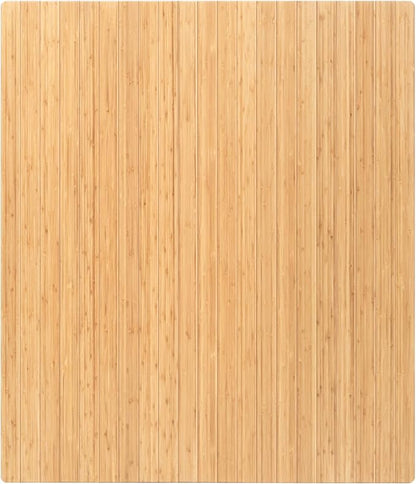 Anji Mountain Office Chairmat Thickest & Sturdy Bamboo Chairmats Highly Premium Quality Anti-Slip Heavy Duty for Multi-Purpose Hardwood Floor Office & Home Floor Protector Office Chair mat-5mm Thick