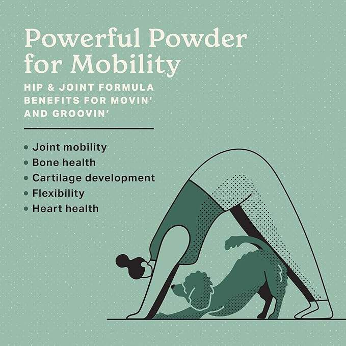 The Missing Link Hip & Joint + Probiotics Supplement 5lb Bag - Superfood Powder for Dog Cartilage & Bone Health, Joint Mobility & Flexibility