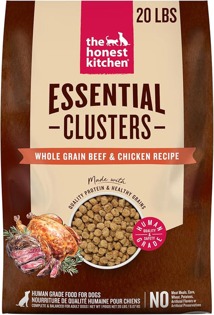 The Honest Kitchen Essential Clusters Dog Whole Grain Beef & Chicken 20 lb Bag