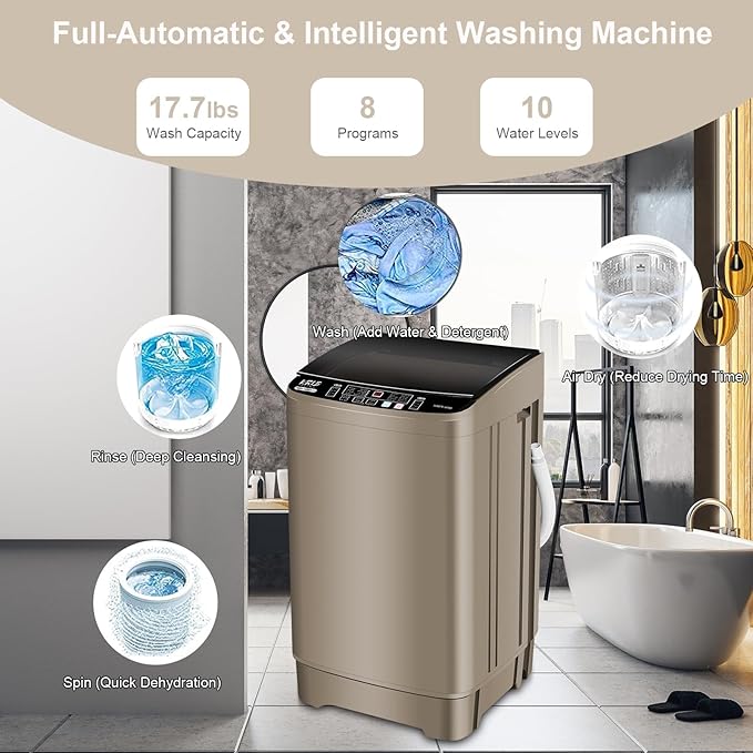 17.7 lbs Full Automatic Washing Machine