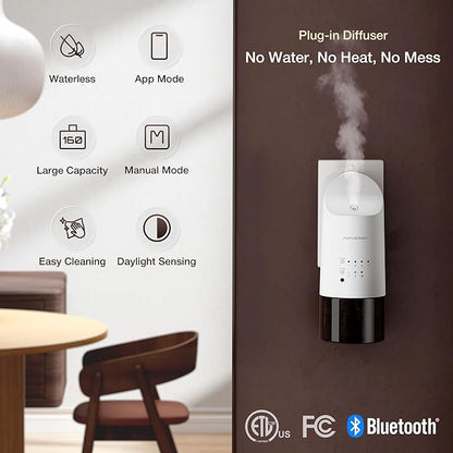Airversa Smart Waterless Diffuser Plug in Wall