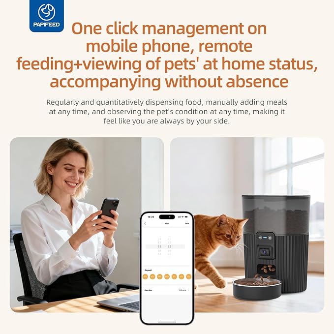 PAPIFEED Automatic Cat Feeder