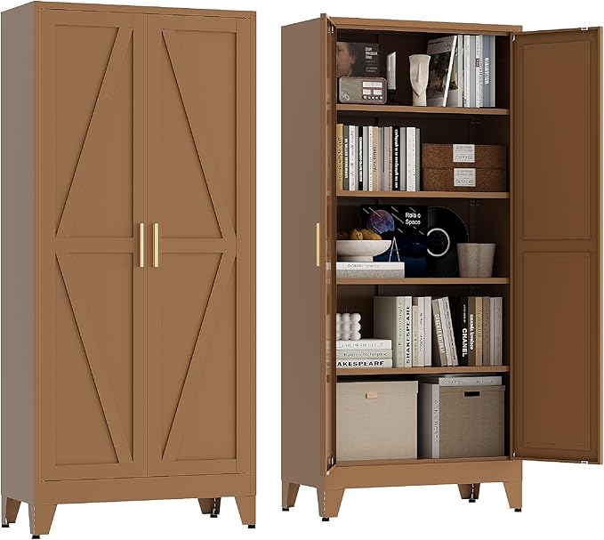 71" Tall Pantry Cabinet, Kitchen Pantry Storage Cabinets