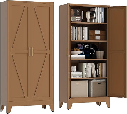 71" Tall Pantry Cabinet, Kitchen Pantry Storage Cabinets
