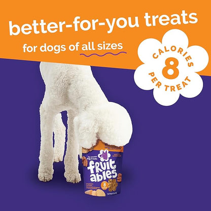 Fruitables Baked Dog Treats, Healthy Pumpkin Treat for Dogs, Low Calorie & Delicious, Free of Wheat, Corn and Soy, Made in the USA, Sweet Potato and Pecan Flavor, 7oz