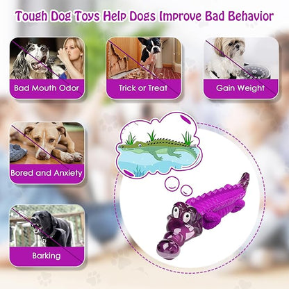 Dog Chew Toys for Aggressive Chewers: Puppy Teeth Chew Toy -Indestructible Dog Toys for Small Meduium Large Breed