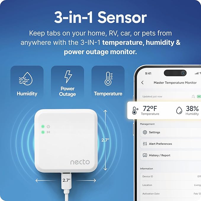 Necto Cellular Temperature Monitor