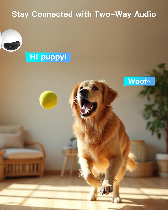 ARENTI 5G Indoor Security Camera, 4MP Pet Camera