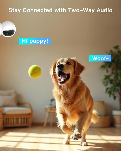 ARENTI 5G Indoor Security Camera, 4MP Pet Camera