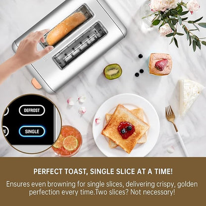 SEEDEEM Toaster 2 Slice, Real Touch Screen