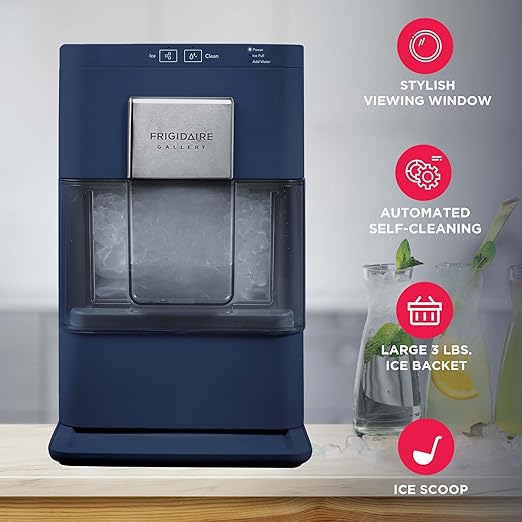 FRIGIDAIRE Gallery EFIC255 Countertop Crunchy Chewable Nugget Ice Maker