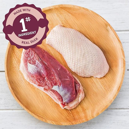 PAWUP Duck Jerky Strips Dog Treats, Training Treats for Dogs w/Taurine, Low Fat, Natural Duck Jerky Cuts for Small Dog, 12.5 oz