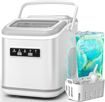 Countertop Ice Maker Machine, Portable Compact Small Bullet Ice Maker