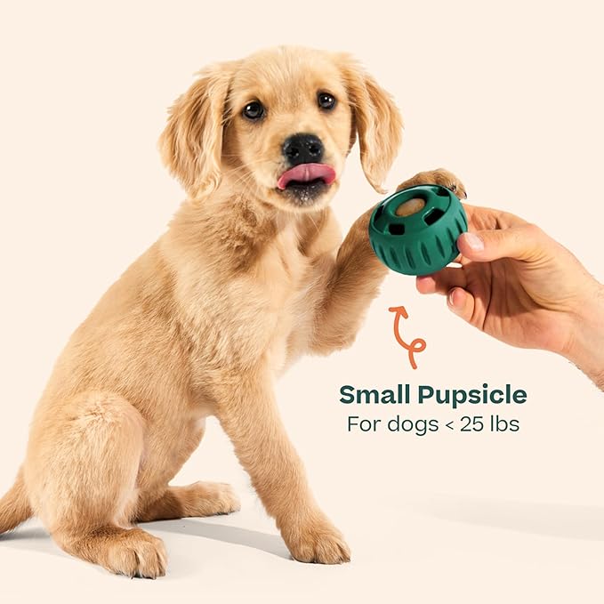 WOOF Pupsicle - Long-Lasting Interactive Dog Toy to Keep Your Pup Busy and Distracted - Safe for Dogs - Low-Mess Design - Dog Toys for XL Dogs 75 lbs and Up