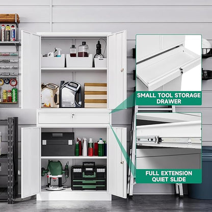 Letaya Metal Garage Storage Cabinet