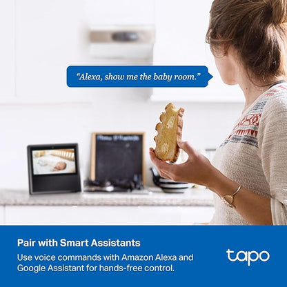 Tapo 4K Indoor Pan/Tilt Wired Security Camera