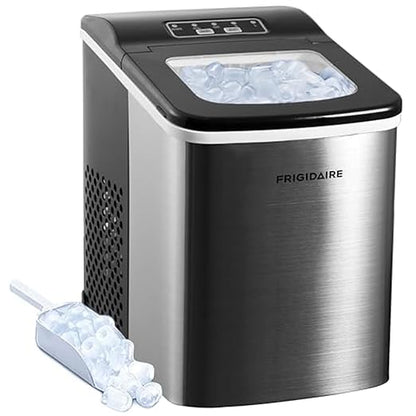 Frigidaire Compact Countertop Ice Maker, Makes 26 Lbs. of Bullet Shaped Ice