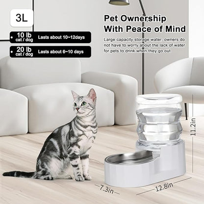 RIZZARI Gravity Water Bowl Dispenser