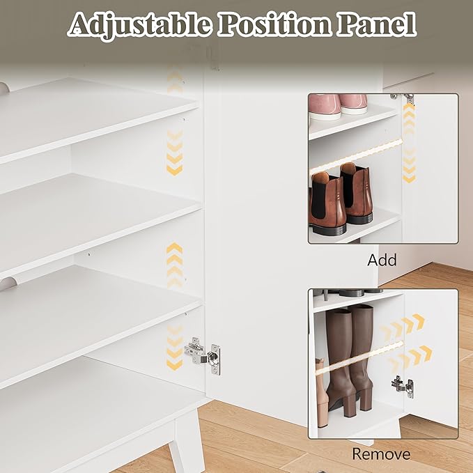 Shoe Cabinet Storage for Entryway