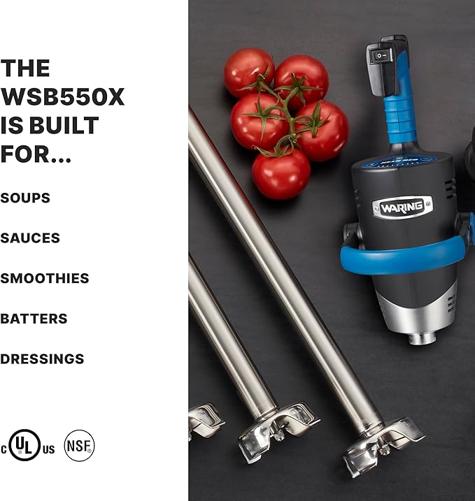Waring EVOX 14" Big Stik Immersion Blender, 1.5 HP Variable Speed, 15-Gallon