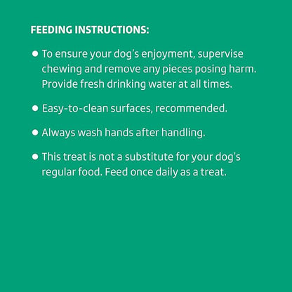 Wonder Bound Chicken Flavor Dental Sticks for Small/Medium Dogs (15-40 lbs), 6-Ridge Shape for Plaque & Tartar Control, Freshens Breath, Made With Real Chicken, 45 Count