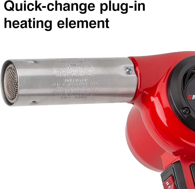 Master Appliance HG-501D Industrial Heat Gun, Quick Change Plug-In Heating