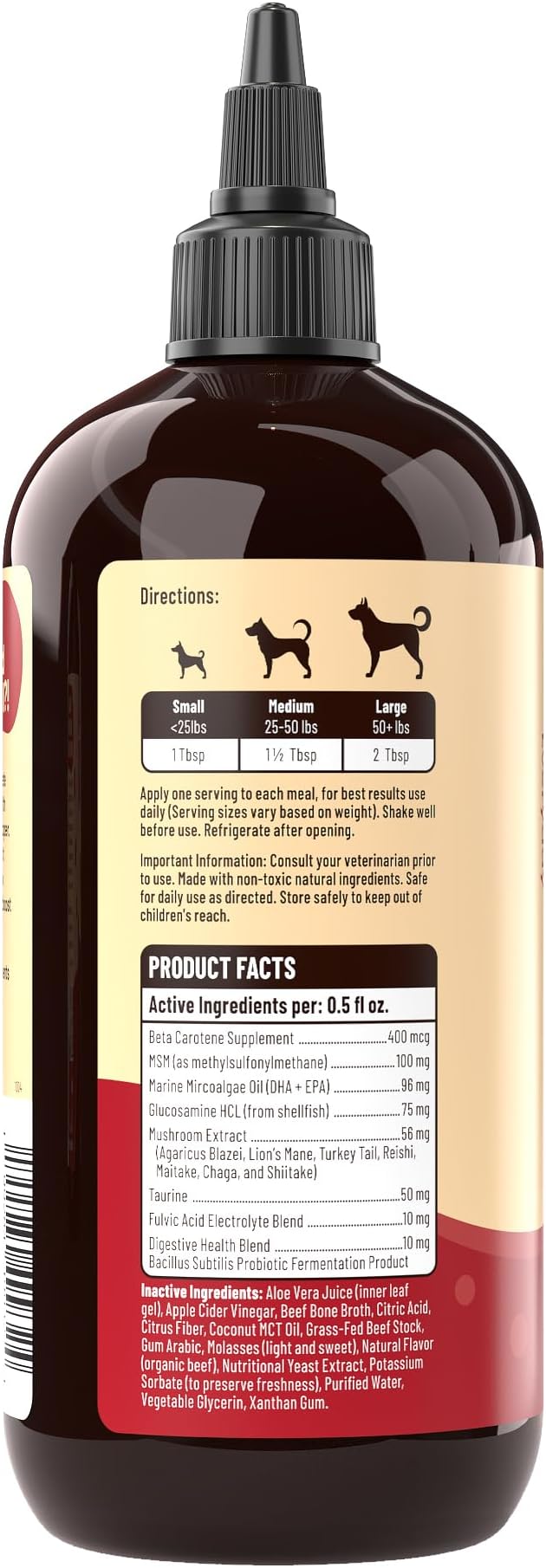 Everyday Dog Gravy Beef - Premium Wet Dog Food Gravy Toppers for Dry Food – Tasty & Nutritious with Essential Vitamins and Supplements – Hip and Joint Supplement