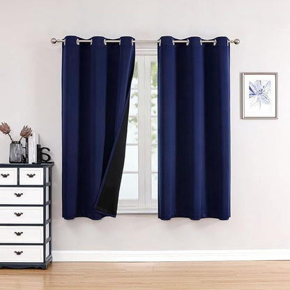 ChrisDowa 100% Blackout Curtains
