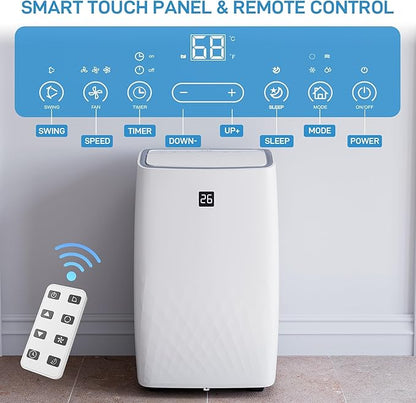 Portable Air Conditioners 12000 BTU, Remote Control AC