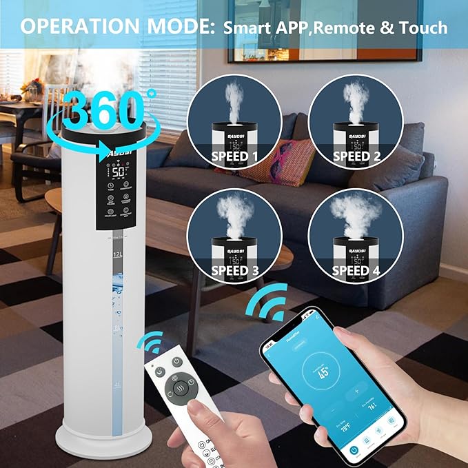 SAYDSI Humidifier, 3.4Gal Smart Humidifier