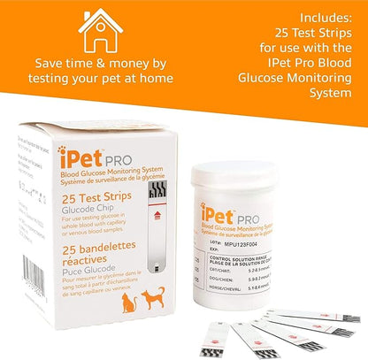 iPet PRO Blood Glucose Test Strips