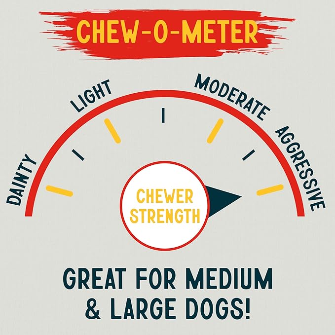 Canine Chews 8-9" Retriever Rolls for Large Dogs - Pack of 15 All-Natural Beef Hide Dog Chews for Aggressive Chewers - 3.7 lb.