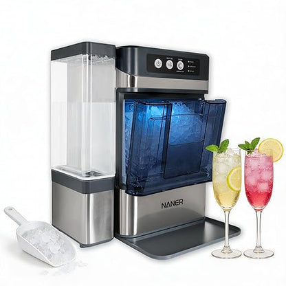 Nugget Ice Makers Countertop 42lbs/Day Large Capacity One-Click Operation