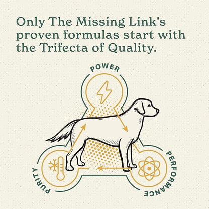 The Missing Link Hip & Joint + Probiotics Supplement 5lb Bag - Superfood Powder for Dog Cartilage & Bone Health, Joint Mobility & Flexibility